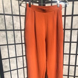 High Waisted AA Orange Trousers